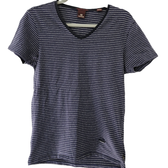 Scotch & Soda Men’s Striped TShirt Size Small Short Sleeve Tee - Picture 1 of 6